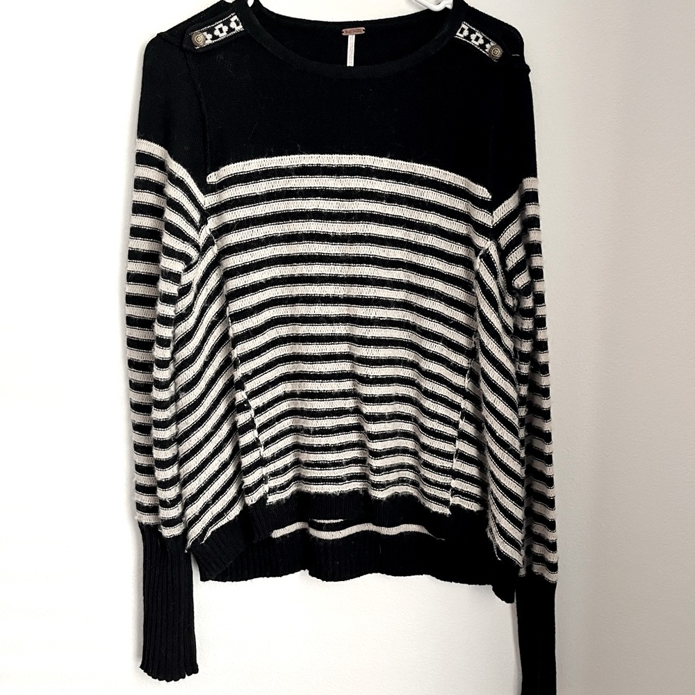 Free People Striped Sweater